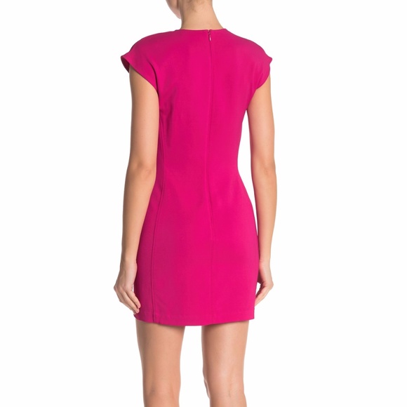 NWT $395 A.L.C. Cap Sleeve Pink Mini Dress in size 10! - Picture 2 of 3